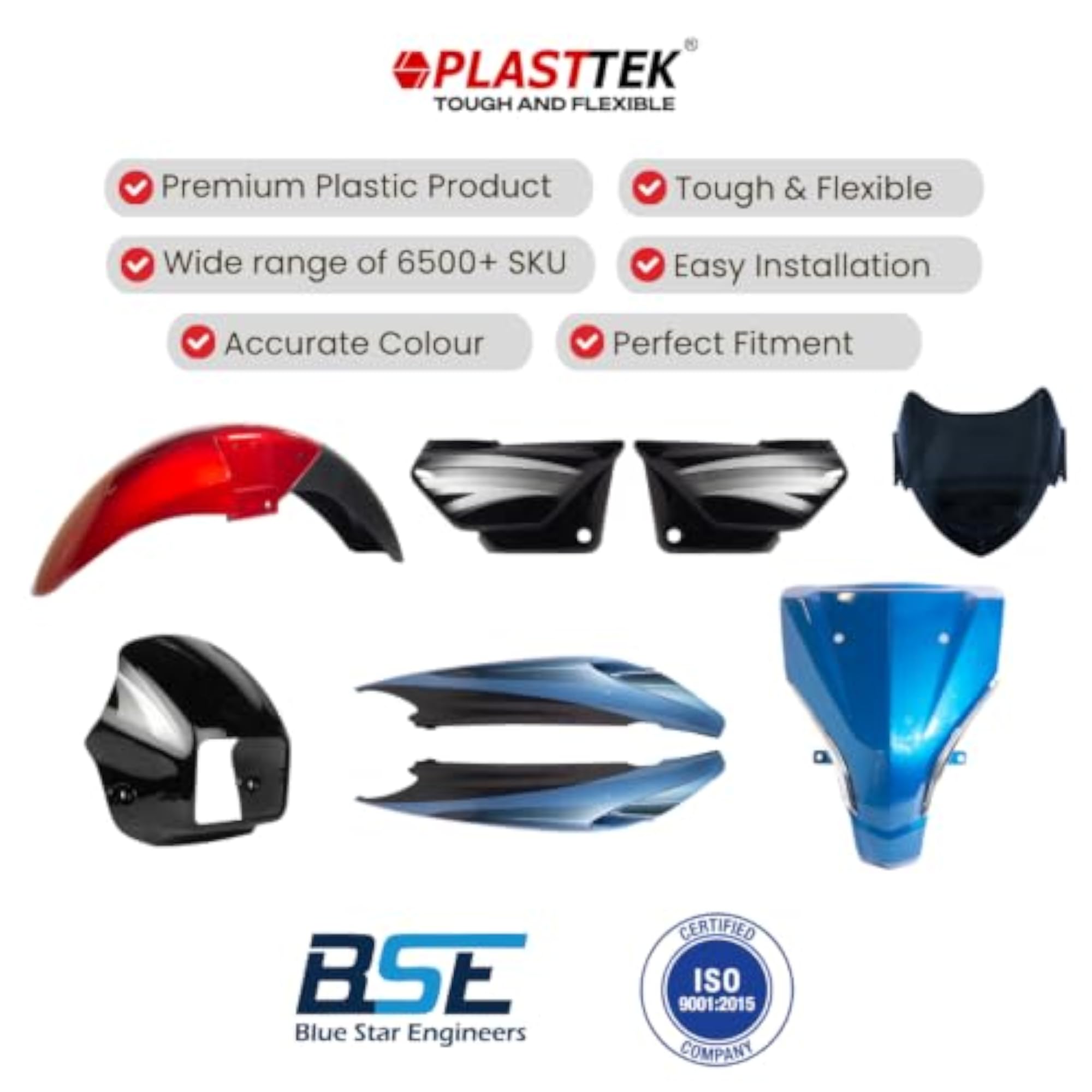 Full Body Kit for Passionn Plus Alloys Red Sticker